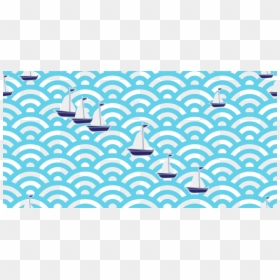 Blue Wave Pattern Jpg, HD Png Download - yacht png