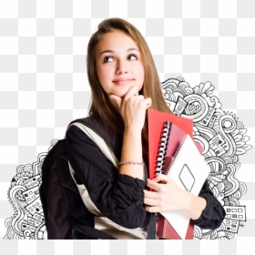 High School Student Thinking, HD Png Download - student png