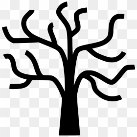 Tree Branch Icon Png, Transparent Png - dead tree png