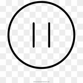 Circle, HD Png Download - pause button png