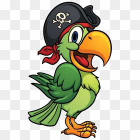 Transparent Background Pirate Parrot Clipart, HD Png Download - parrot png