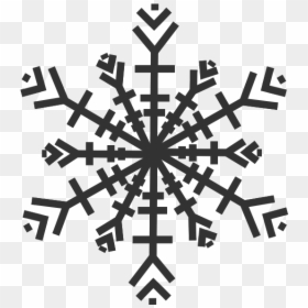 Crystal Snow Png Transparent, Png Download - white snowflake png