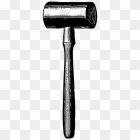 Wooden Mallet Clip Art, HD Png Download - gavel png