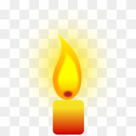 Candle Flame Clipart, HD Png Download - candle flame png