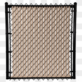 Chain Link Fences With Slats, HD Png Download - chain link fence png