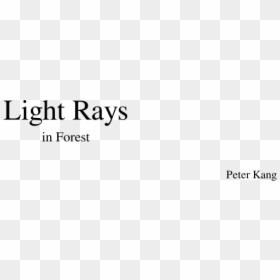 Document, HD Png Download - light rays png