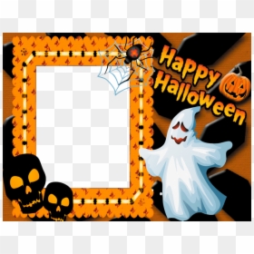Marcos De Fotos De Halloween, HD Png Download - happy halloween png