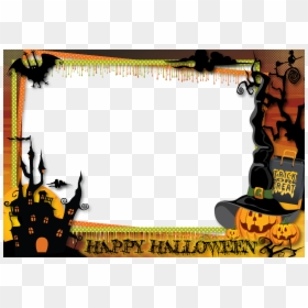 Marco Para Fotos De Halloween, HD Png Download - happy halloween png