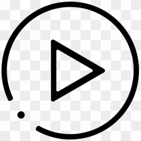 Multimedia Icon White Png, Transparent Png - play png