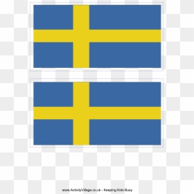 Clip Art Sweden Download This Free - Mini Swedish Flag Printables, HD Png Download - blue flag png
