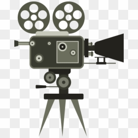 Movie Projector Film Movie Camera - Movie Camera Vector Png, Transparent Png - movie vector png