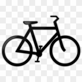 Bicycle Clipart Icon - Cartoon Bike, HD Png Download - bicycle icon png