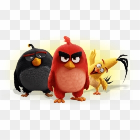 Angry Birds Red Chuck Bomb, HD Png Download - angery png