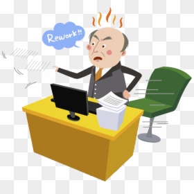 Clip Art Angry Man Png - Angry Business Cartoon Png, Transparent Png - angery png