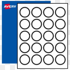Starburst Drawing Round - Avery Labels 4 X 4, HD Png Download - round star png
