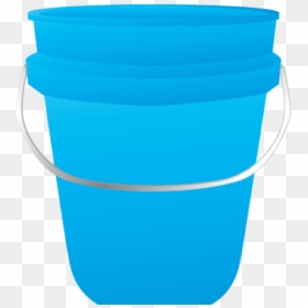 Bucket Png Transparent Images - Blue Bucket Transparent Png, Png Download - water bucket png
