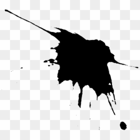 Paint Splat Png -black Paint Splat Png Imgkid - Paint Splash Silhouette Png, Transparent Png - kid silhouette png