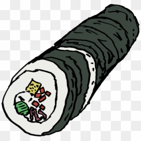 Plant,gimbap,sushi - Kimbap Sticker, HD Png Download - sushi clipart png