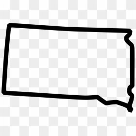 Svg Icon Free Download - South Dakota Outline, HD Png Download - montana outline png