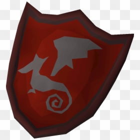 Dragon Kiteshield Old School - Osrs Dragon Kiteshield, HD Png Download - kite clipart png