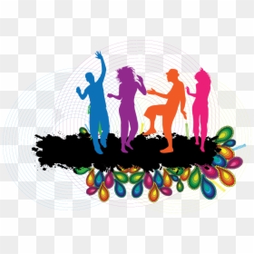 Just Dance Party Background Free Clipart Images Transparent - Transparent Dance Party Png, Png Download - party clipart png