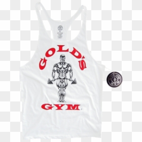 Golds Gym Logo Png - Gold's Gym T Shirt White, Transparent Png - gold's gym logo png
