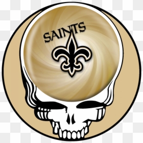 Transparent New Orleans Saints Clipart - Saints Bowling Ball, HD Png Download - grateful dead logo png