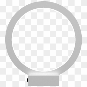Table Lamp Circular Frame - Circle, HD Png Download - white oval frame png