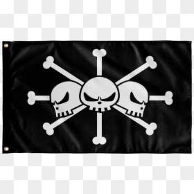 Flags Wall Flag - Blackbeard One Piece Logo, HD Png Download - trafalgar law png
