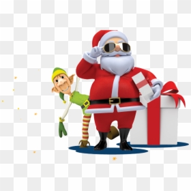 Santa Claus, HD Png Download - papai noel png