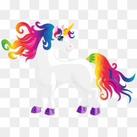 Transparent Png Cartoon Image - High Resolution Unicorn Png, Png Download - unicorn vector png