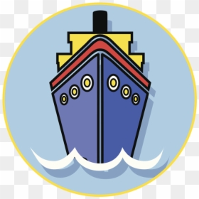 Cruise Drawing Titanic Ship - Cruise Ship Icon, HD Png Download - ship icon png