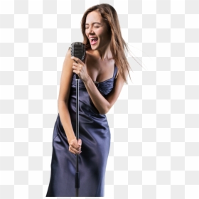Singing, HD Png Download - karaoke singer png