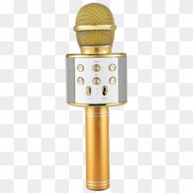 Gold Microphone, HD Png Download - karaoke singer png