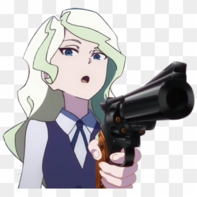 Anime Hand With Gun Png, Transparent Png - pointing gun png