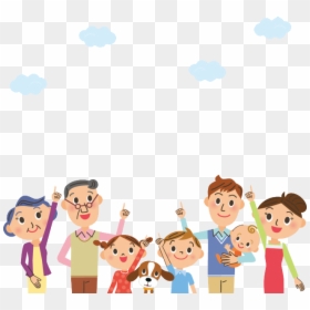 Family Cartoon Illustration - Happy Family Cartoon Png, Transparent Png - family cartoon png