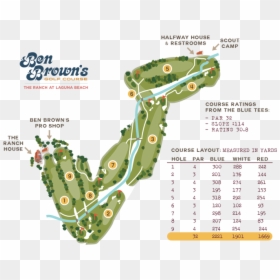 Clip Art Ben Browns Golf Course - Ranch Laguna Beach Golf Course, HD Png Download - golf course png