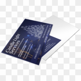 Church Candle Light Services Postcard Template Preview - Brochure, HD Png Download - candle light png