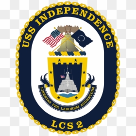 Uss Independence Lcs2 Coa - Uss Ticonderoga Cg47 Crest, HD Png Download - independence png