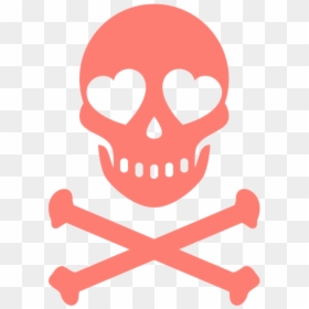 Angle,skull,jaw - Pirate Flag With White Background, HD Png Download - cross bones png