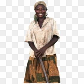 Woman Farmer - African Poor Png, Transparent Png - african american people png