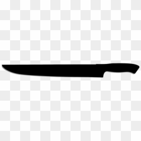 Transparent Meat Cleaver Silhouette - Machete, HD Png Download - cleaver png