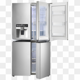 Lg Refrigerator Png Transparent Image - מקרר Lg 4 דלתות, Png Download - lg png
