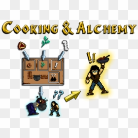 01 Cooking And Alchemy - Cartoon, HD Png Download - alchemy png