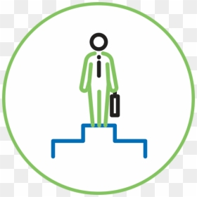 Career Management Icon - Circle, HD Png Download - leadership icon png