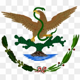 Alternate Mexican Coat Of Arms, HD Png Download - bandera mexicana png