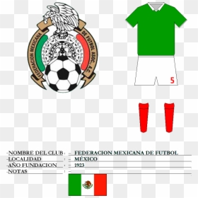 Federacion Mexicana De Futbol Logo, HD Png Download - bandera mexicana png