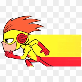 Flash Clipart Running - Chico Flash Los Jovenes Titanes, HD Png Download - flash running png