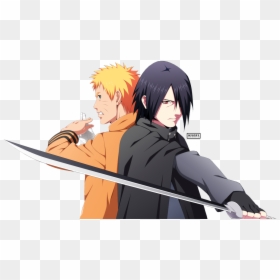 Sasuke And Naruto In Boruto, HD Png Download - naruto characters png