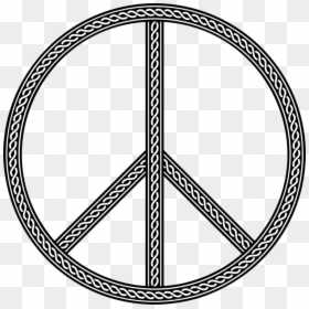 Peace Symbols,symbol,circle - Lines In Circle Symbol, HD Png Download - chain circle png